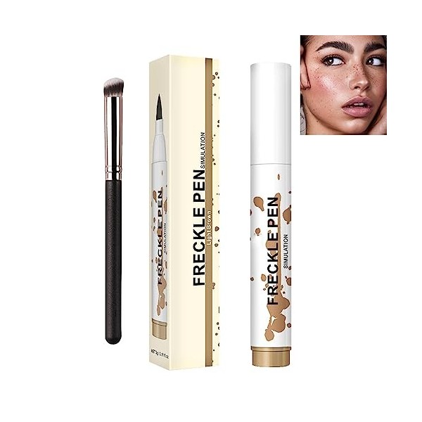 Stylo pour Tache de Rousseur,Stylo de Taches de Rousseur de Simulation Naturelle,Stylo de Maquillage de Fausses Taches de Rou