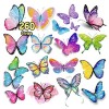 Leesgel 260 Styles Papillon Tatouage Enfant Fille, Paillette Tatouage Ephemere Enfant Stickers Enfant, Pinata Petit Cadeau An