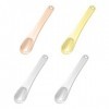 Spatule Cosmétique,Cuillère Pour Spatule à Crème,Cuillère De Beauté,Spatule Cosmétique Maquillage,Spatule De Maquillage en Mé