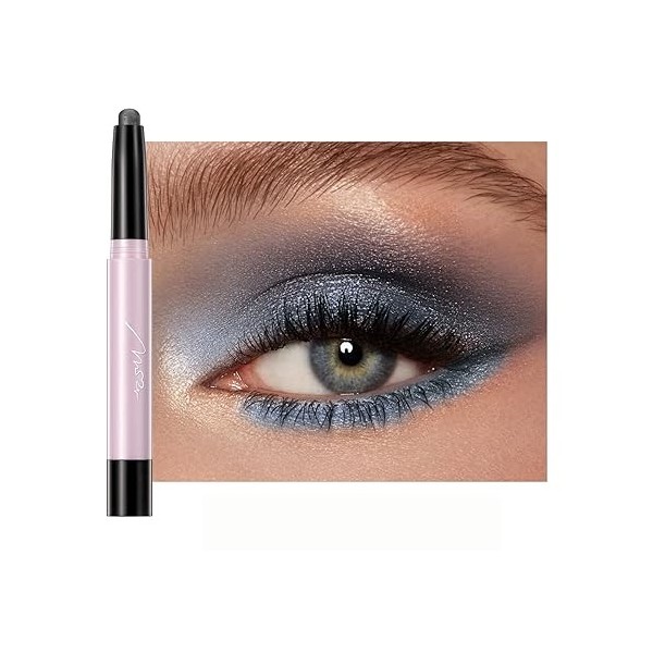Crayon Fards à Paupières pailleté, Baton de Fard a Paupiere Pailleté, Crayon Ombre à Paupières Crème Imperméable Crayon Fard