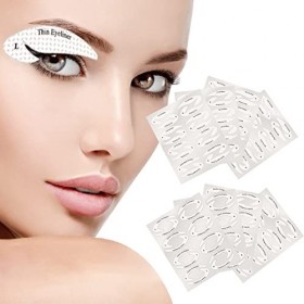 Pochoir Eyeliner, Pochoir Eyeliner Yeux Réutilisable, Eyeliner Pochoir, Outils De Beauté Maquillage pour Les Yeux, Eyeliner P