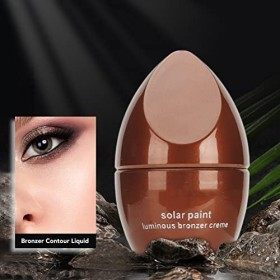 Bronzer Contour Liquide, Améliorez la matité Soulignant Contour Bronzer Shiny pour les femmes pour le visage