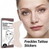 Temporaire Rousseur Patch,Rousseur Imperméables Patch,Tatouage de Taches de Rousseur,Naturelle Rousseur Patch,Freckles Tattoo