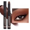 Ofanyia Set de 8 couleurs dombres à paupières, Shimmer Matte Eye Shadow Crayon Eye Brightener Stick, Smooth Texture Cream Ey