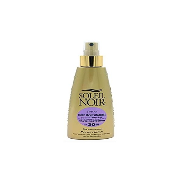 Soleil Noir Huile Sèche Vitaminée SPF30 Spray 150 ml