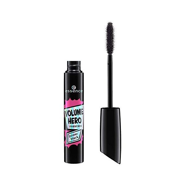 Essence Volume héros mascara Couleur : Puissance noir contenu: 7 ML Mascara pour fort, ULTRA NOIR ET VOLUMINEUX wimpern. Masc