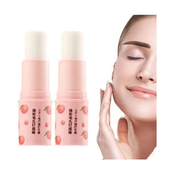 Bâton correcteur Bâton dapprêt invisible pour les pores Poreless Primer Stick Primaire Pores Couvrance intégrale Fond teint 