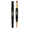Nude Pen - 2 crayons à lèvres en velours imperméables - Double mat - Longue durée - 1 rouge à lèvres métallique - Étanche - T