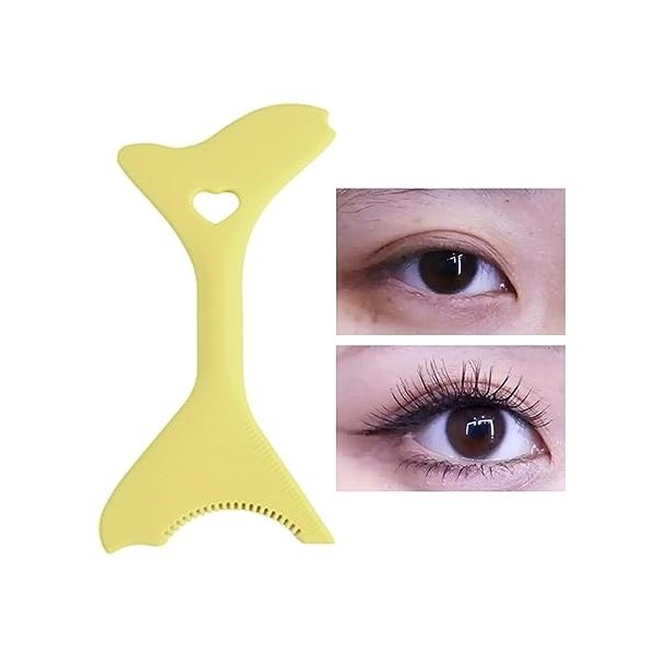 Pochoir pour les yeux en silicone,Pochoirs Eyeliner multifonctions portables | Bouclier de mascara pour débutants, pochoirs à