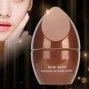 Bronzer Contour Liquid, Safe Shiny Even Tone Metallic Conceal Pore Highlighting Bronzer Liquid Améliore la matité pour les fe