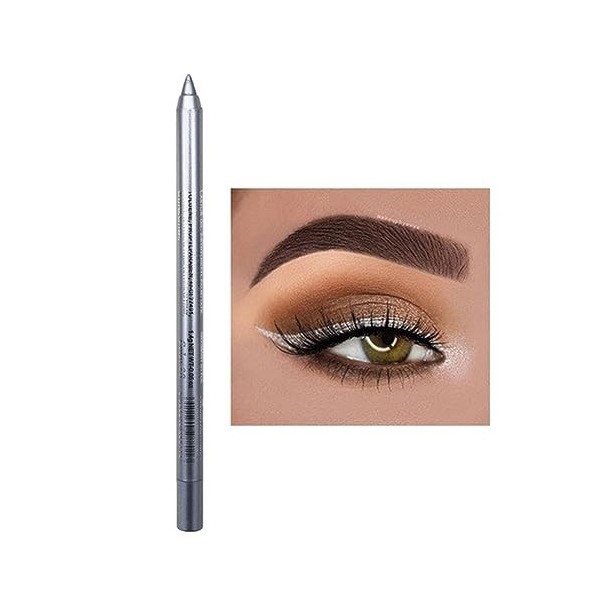 Eye-liner anti-taches, Eyeliner à séchage rapide imperméable coloré, Maquillage facile à appliquer pour les voyages, la vie q