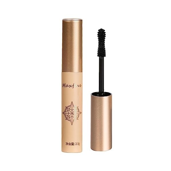 Mascara liquide pour les cils | Mascara imperméable à leau et résistant aux taches pour les yeux sensibles - Sûr et durable 