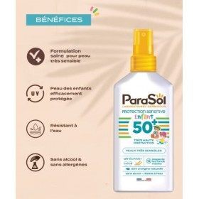 ParaSol Spray Protecteur 50+ FPS Spécial Enfants