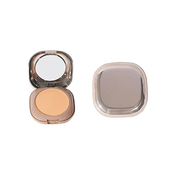 Peinture Visage Beauté Double Couche Poudre Réparatrice Visage Humide Double Usage Durable Correcteur Deux Couleurs Maquillag