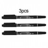 3pcs Tattoo Marker stylo étanche de marquage de peau étanche