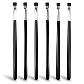 WLLHYF Lot de 6 pinceaux de maquillage, correcteur, crayon à sourcils, kit de teinture professionnel pour cils et sourcils