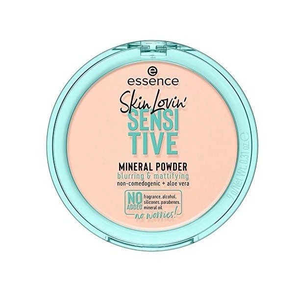 ESSENCE SKIN LOVIN SENSITIVE POLVOS COMPACTOS MINERALES 01 TRANSLUCIDOS