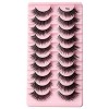 Cils Magnétiques Aimants Nouveau Faux Cils Transparent Dense 10 Paires De Cils Naturel Nude Maquillage Bordure 3D Vison Faut 