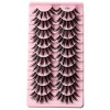 Cils Magnétiques Aimants Nouveau Faux Cils Transparent Dense 10 Paires De Cils Naturel Nude Maquillage Bordure 3D Vison Faut 