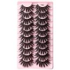 Cils Magnétiques Aimants Nouveau Faux Cils Transparent Dense 10 Paires De Cils Naturel Nude Maquillage Bordure 3D Vison Faut 