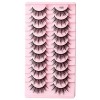 Cils Magnétiques Aimants Nouveau Faux Cils Transparent Dense 10 Paires De Cils Naturel Nude Maquillage Bordure 3D Vison Faut 