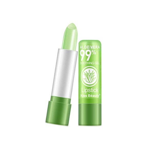 Aloe Vera Baume à Lèvres, Aloe Vera Hydratant Température Changement de couleur rouge à lèvres, Hydratant Aloe Vera Lip Stick