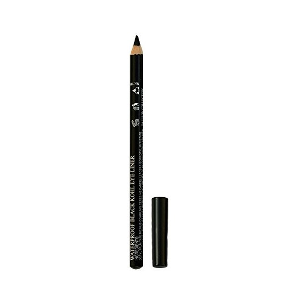 Saffron Khol Eyeliner Crayon Contour Des Yeux Noir Waterproof