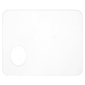 QEOTOH Palette de maquillage en acrylique, fond de teint liquide transparent pour palette de beauté, plateau de mélange de ma