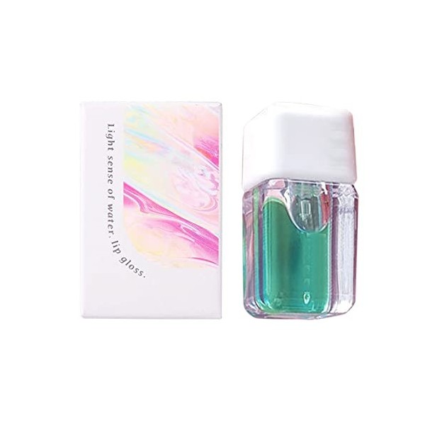 Brillant À Lèvres Gloss Transparent En Verre Léger À Leau Avec Cristal Clair Chatoyant À Lèvres De Couleur Eau Glaçage À Lèv