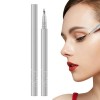 Eye-liner liquide | Stylo tampon eye-liner liquide noir à double pointe - Stylo liquide naturel pour cils inférieurs, stylo e