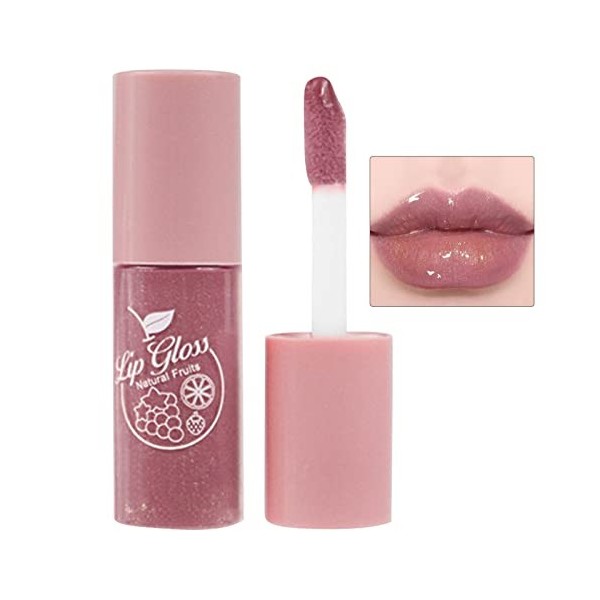 Huile déclat pour les lèvres, Brillant à Lèvres Hydratant Teinté, Plump Lip Gloss Lip Care Transparent Toot Lip Oil Teinté, 