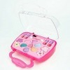 ACemt Film de protection mural jeux cosmétiques pour petits jouets filles jeu de maquillage kit enfants beauté étui à ongles 