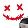 Sticker voiture sourire | Décalcomanies décoratives imperméables de visage de sourire pour des voitures - Autocollants de cas