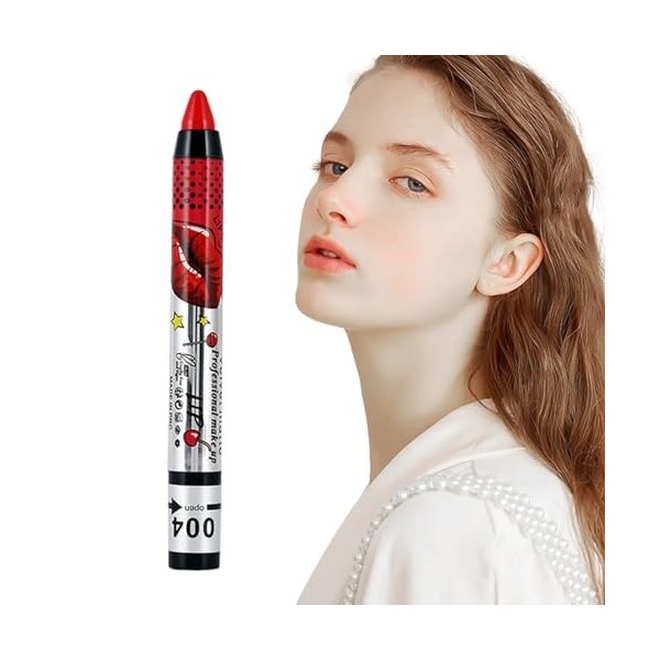 Ensemble de maquillage rouge à lèvres mat | Maquillage de crayon de velours mat de tache de lèvre non collante - Ensemble de 