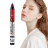 Ensemble de maquillage rouge à lèvres mat | Maquillage de crayon de velours mat de tache de lèvre non collante - Ensemble de 