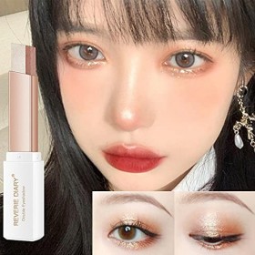 Exuberia Fard à paupières bâton Double - bâton dombre à paupières Double Couleurs, Crayon de Fard à paupières, Couleurs DéGr