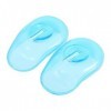 LUFA 2 PCS Effacer Silicone Oreille Couverture Cheveux Dye Bouclier Protéger Salon Couleur Bleu Nouveau