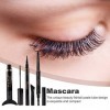 Hudhowks Eyeliner & Mascara Maquillage pour Les Yeux pour Une tête Brosse Fine et Naturelle Qui allonge instantanément Les Ci