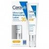 Cerave Ultra-Light Face Lotion/Face Moisturizer With Sunscreen Spf 30 For Daily Use, 1.7 Oz , 50 Ml Lot De 1 