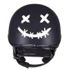 Sticker sourire casques de moto - Décalcomanies imperméables de visage de sourire pour des voitures décoratives - Autocollant