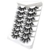 Faux cils en vison naturel doux pour faux cils Wispies épais longs extensions de faux cils réutilisables C, taille unique 