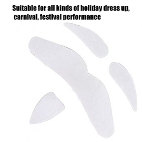 Fausse Moustache, Moustache de Costume, Sourcils Sûrs, Facile à Installer, Facile à Installer pour les Activités de Jeu, pour