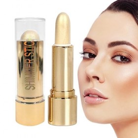 Bâton surligneur - Bâton de surligneur de maquillage scintillant, luminiseur imperméable - Bâton de contour crème mélangeable