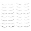 Tatouage des cils inférieurs, 80 paires de faux cils autocollants, bande de cils inférieurs imperméables jetables, faux cils 