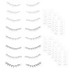 Tatouage des cils inférieurs, 80 paires de faux cils autocollants, bande de cils inférieurs imperméables jetables, faux cils 