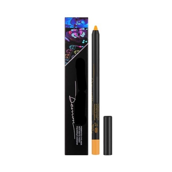 Stylo Eyeliner Liquide Néon - Eye-liner activé par leau - Eyeliner graphique maquillage néon peinture pour le visage stylo e