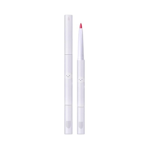 Crayon à lèvres | Crayons à lèvres imperméables à double extrémité avec pinceaux,Accessoires de maquillage pour les lèvres de