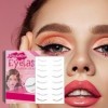 Imprimer les cils inférieurs - Impression de patchs autocollants pour cils faciles à mettre,Fournitures de maquillage pour fi