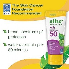 Alba Botanica Spf 45 Sunscreen Kids 4oz Tube by Alba Botanica