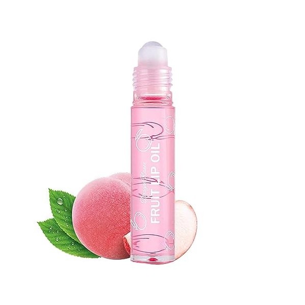 Brillant à lèvres pour - Lip Glow Oil Aux Saveurs Fruitées - Brillant à lèvres aux fruits transparents, soin des lèvres longu